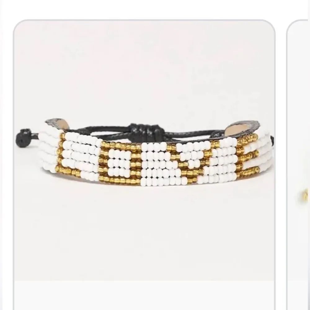 ❤️ NWT Ubuntu Life LOVE Bracelet • Adjustable, Handwoven, Beaded